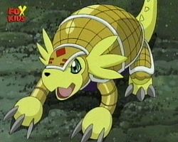 Agumon, je vais t'aider  marcher