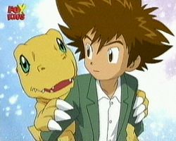 Agumon, je vais t'aider  marcher